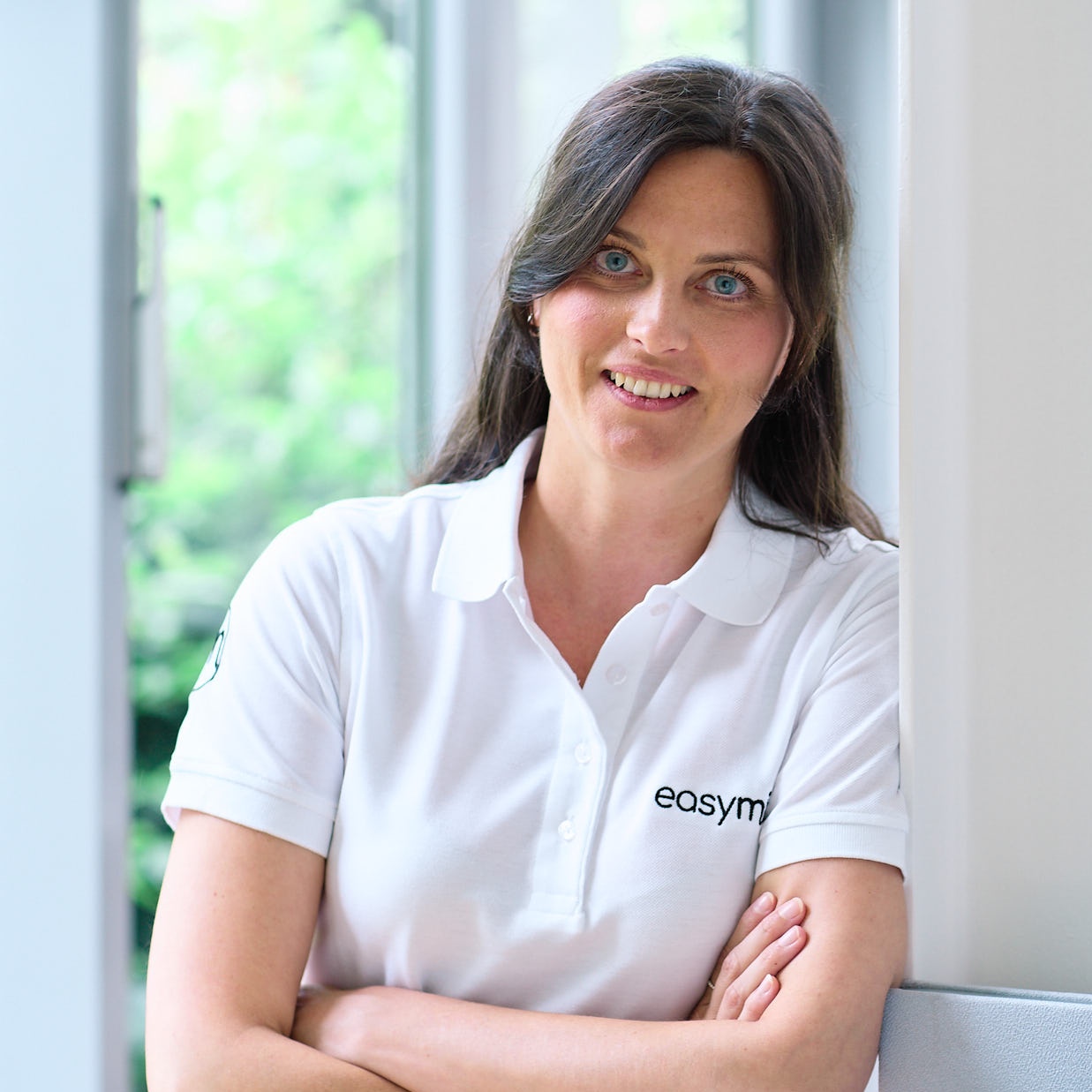 annika_webseite Profilbild Annika Könemann. Annika ist als Leiterin Partnerships für easymize aktiv.